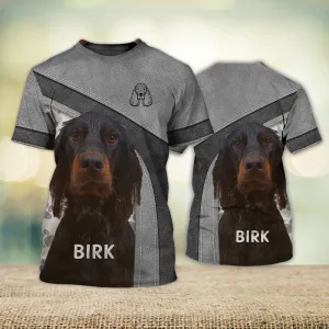 3D Dog T Shirts, Birk Never Walk Alone All Over Print T-Shirt, Gift For Pet Loves