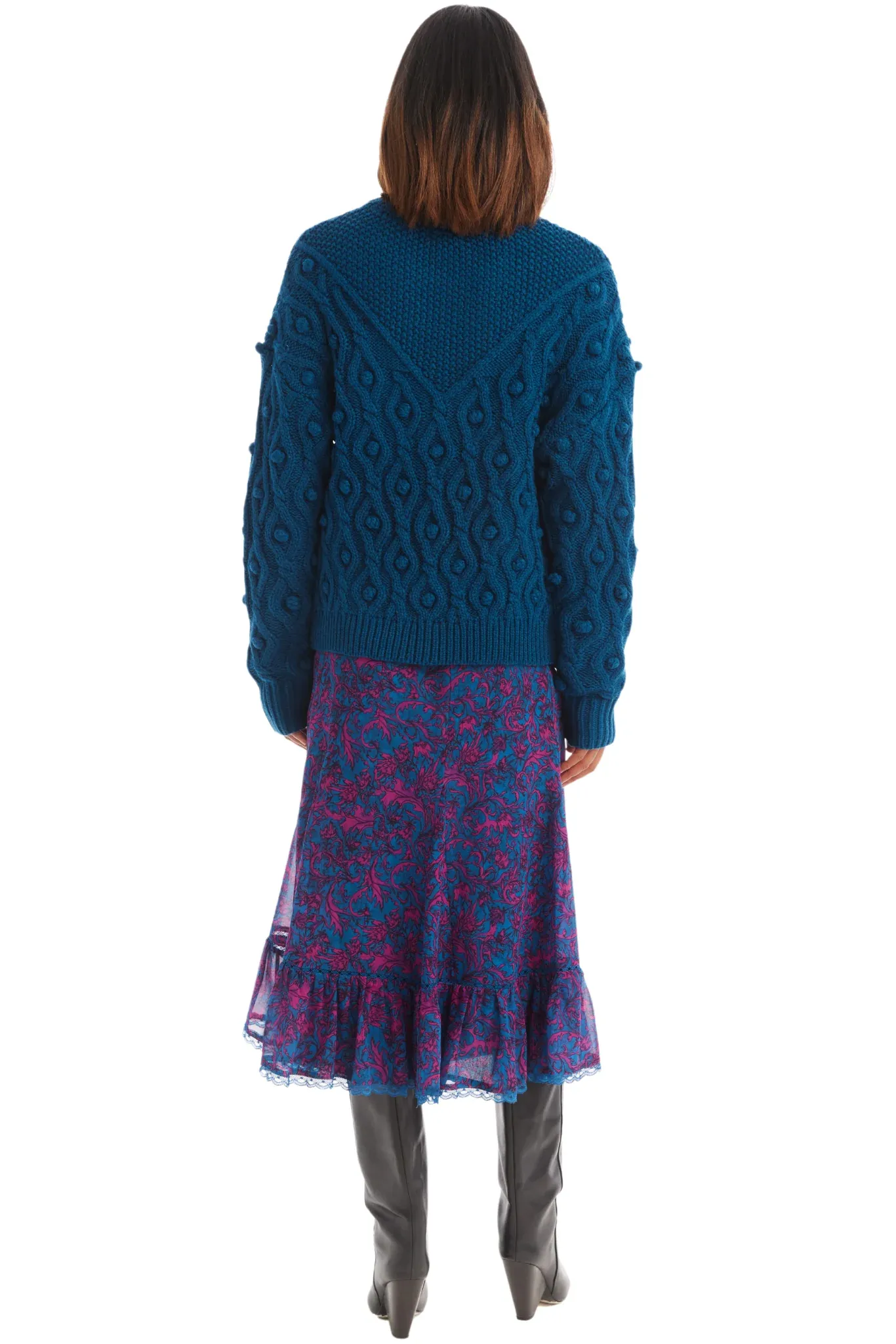 ALL Esme Dark Teal Sweater