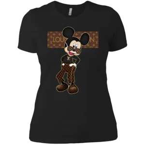 Best Louis Vuitton Mickey Fashion T-shirt Women Cotton T-Shirt