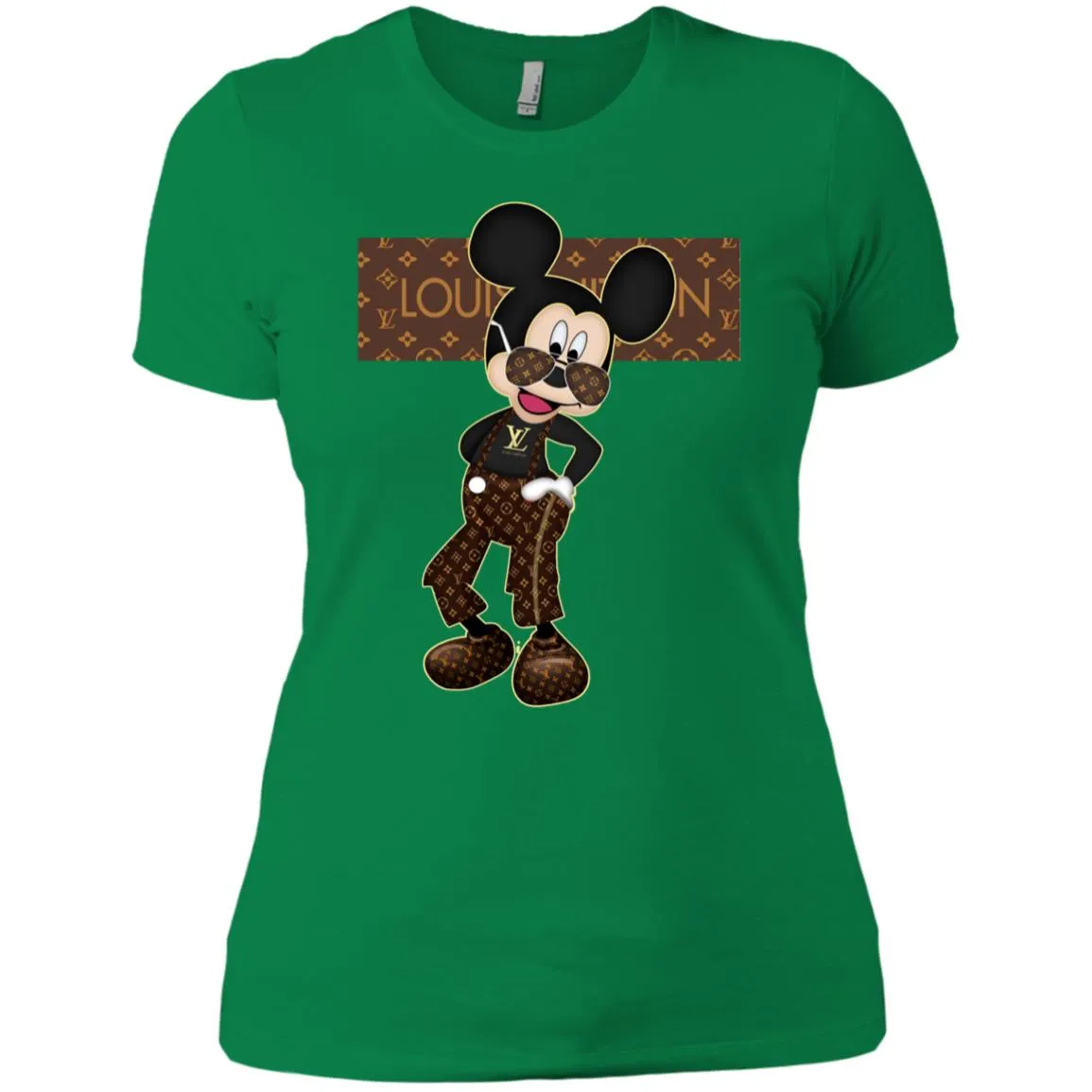 Best Louis Vuitton Mickey Fashion T-shirt Women Cotton T-Shirt