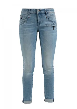 Blauwe skinny fit jeans | M.O.D. Suzy skinny fit dakota blue