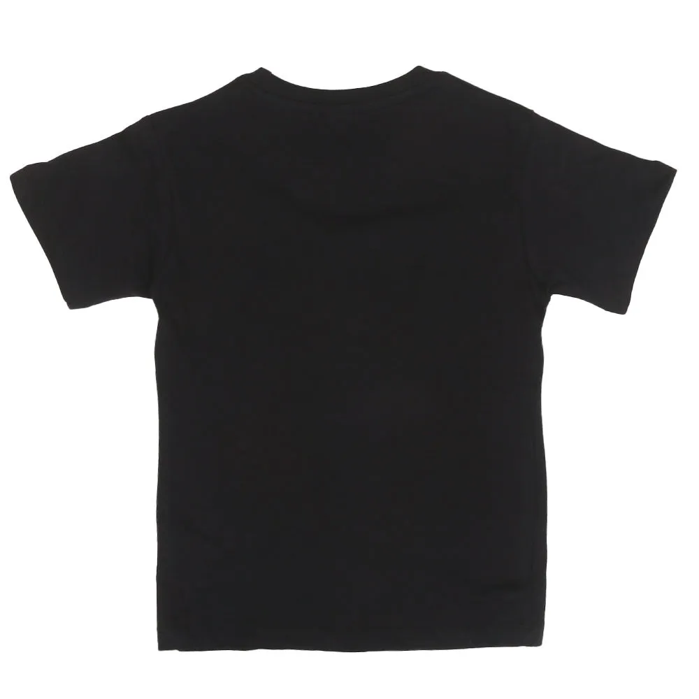 Boys T-shirt Logo -Jet Black