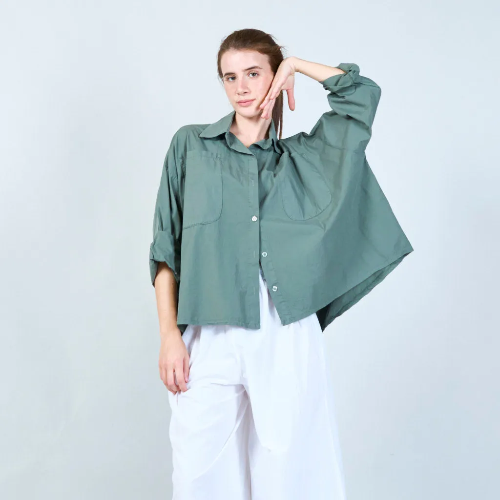 Classic button-up shirt wholesale