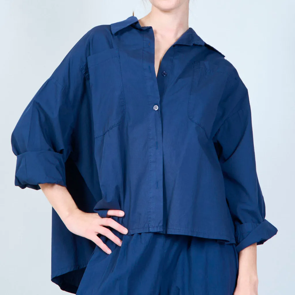 Classic button-up shirt wholesale