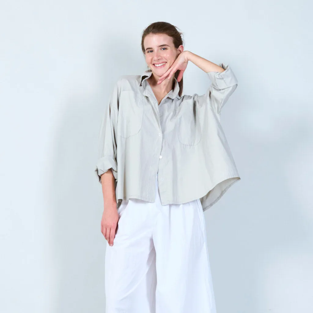 Classic button-up shirt wholesale