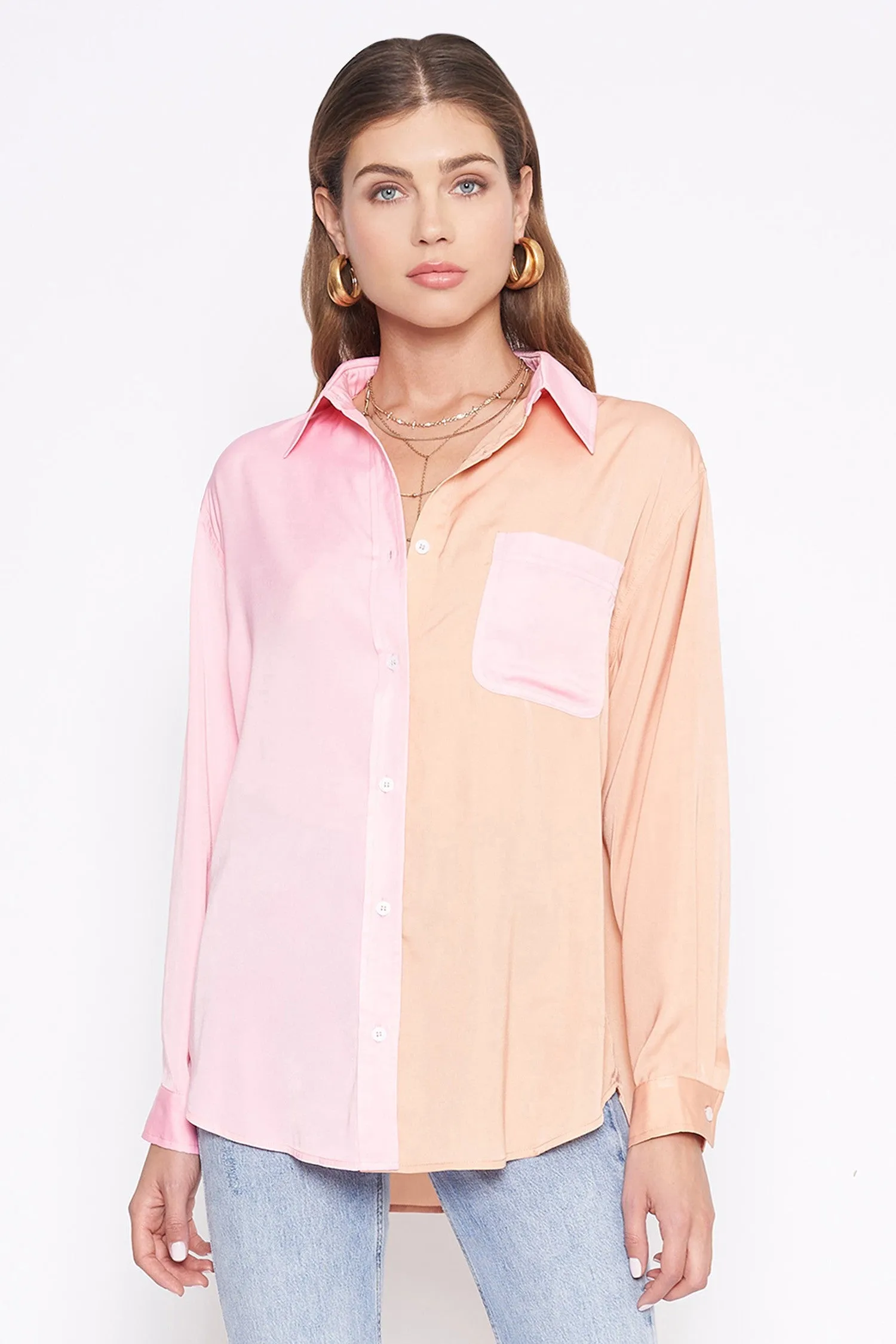 COLORBLOCK BLOUSE