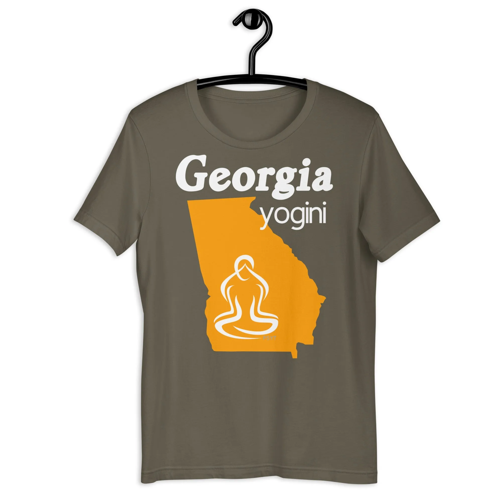 Georgia Map Yogini Dark Shirt