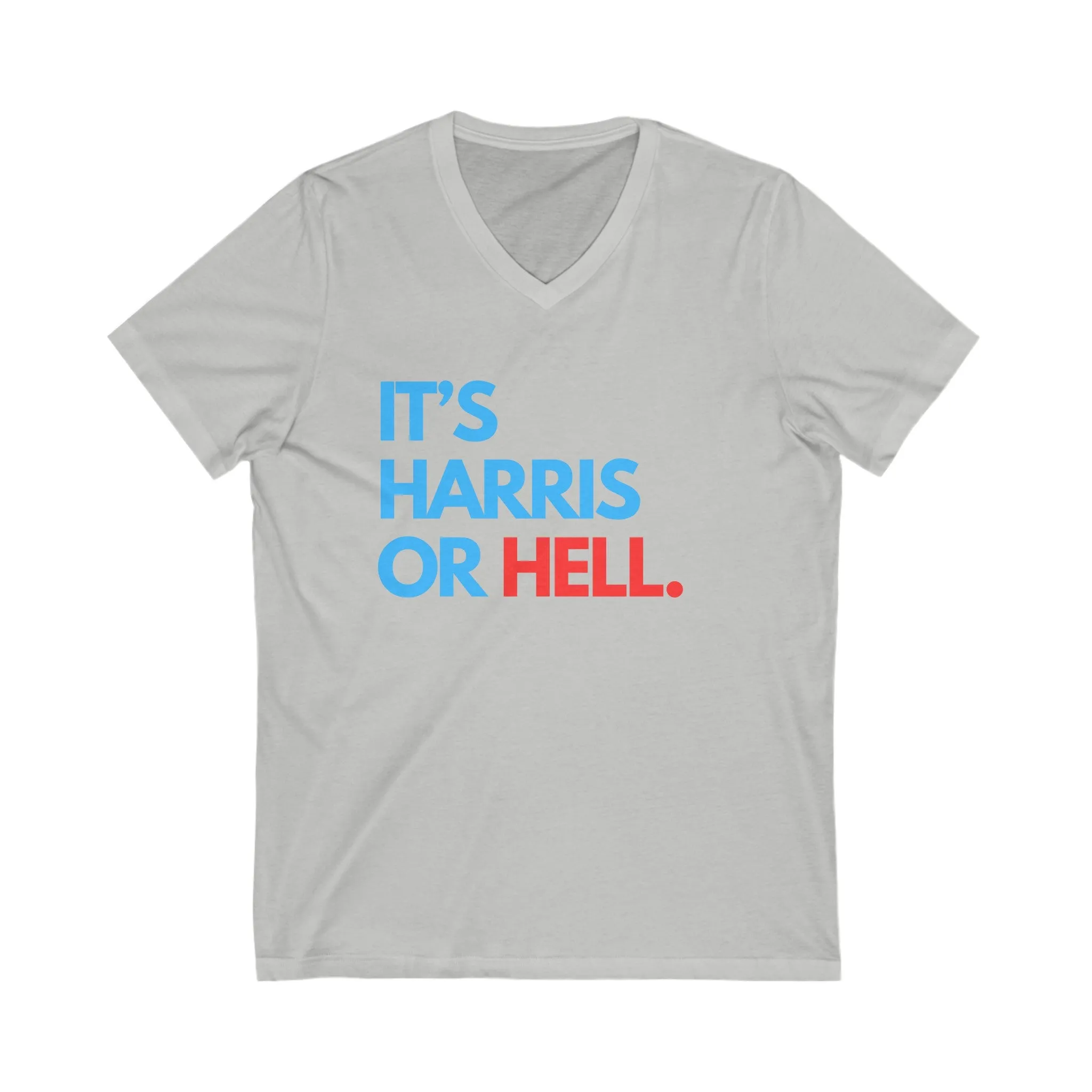 Harris or Hell  V-Neck Tee