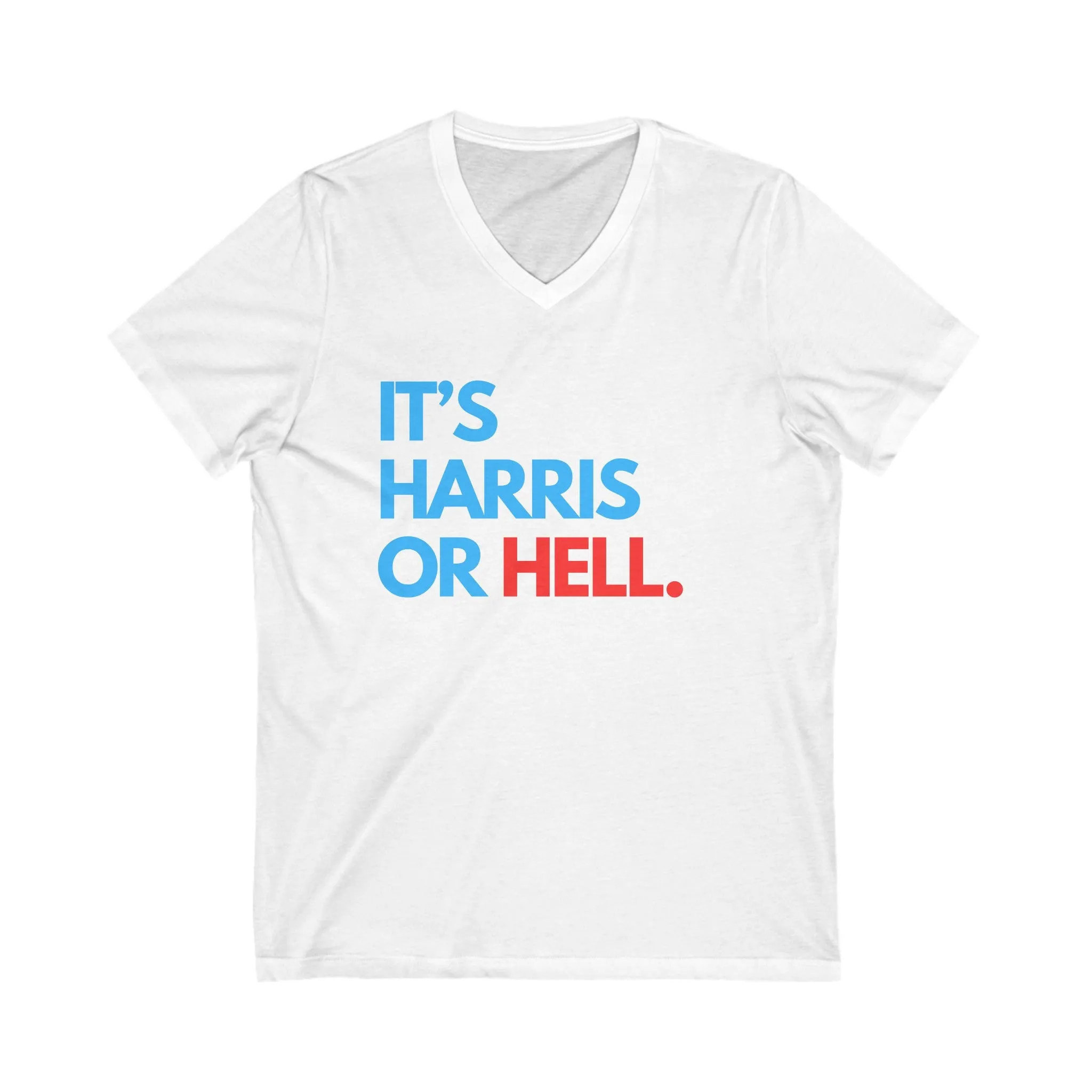 Harris or Hell  V-Neck Tee