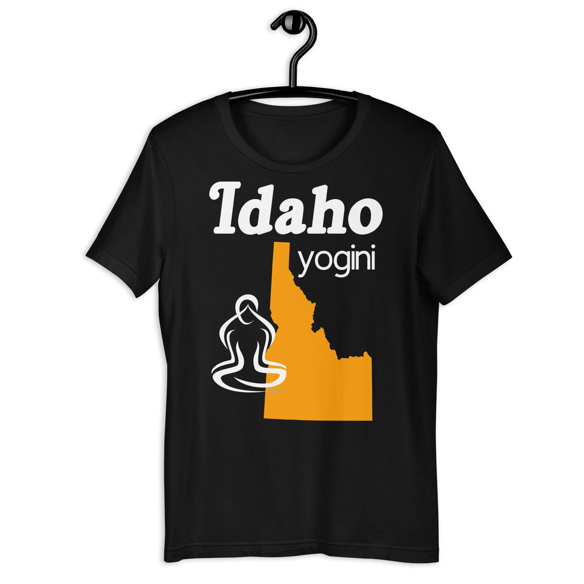 Idaho Map Yogini Dark Shirt