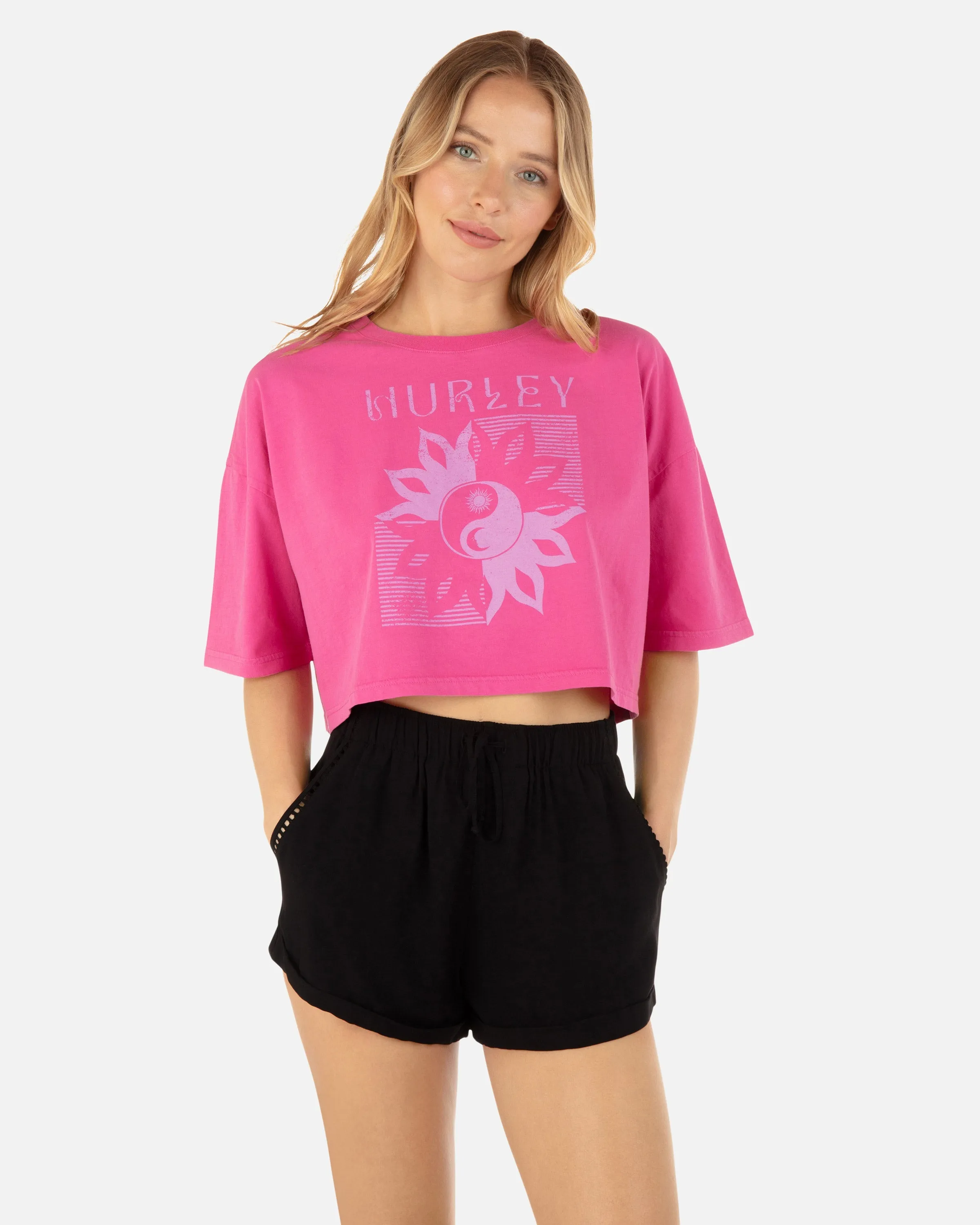 In The Cards Boyfriend Crop Tee