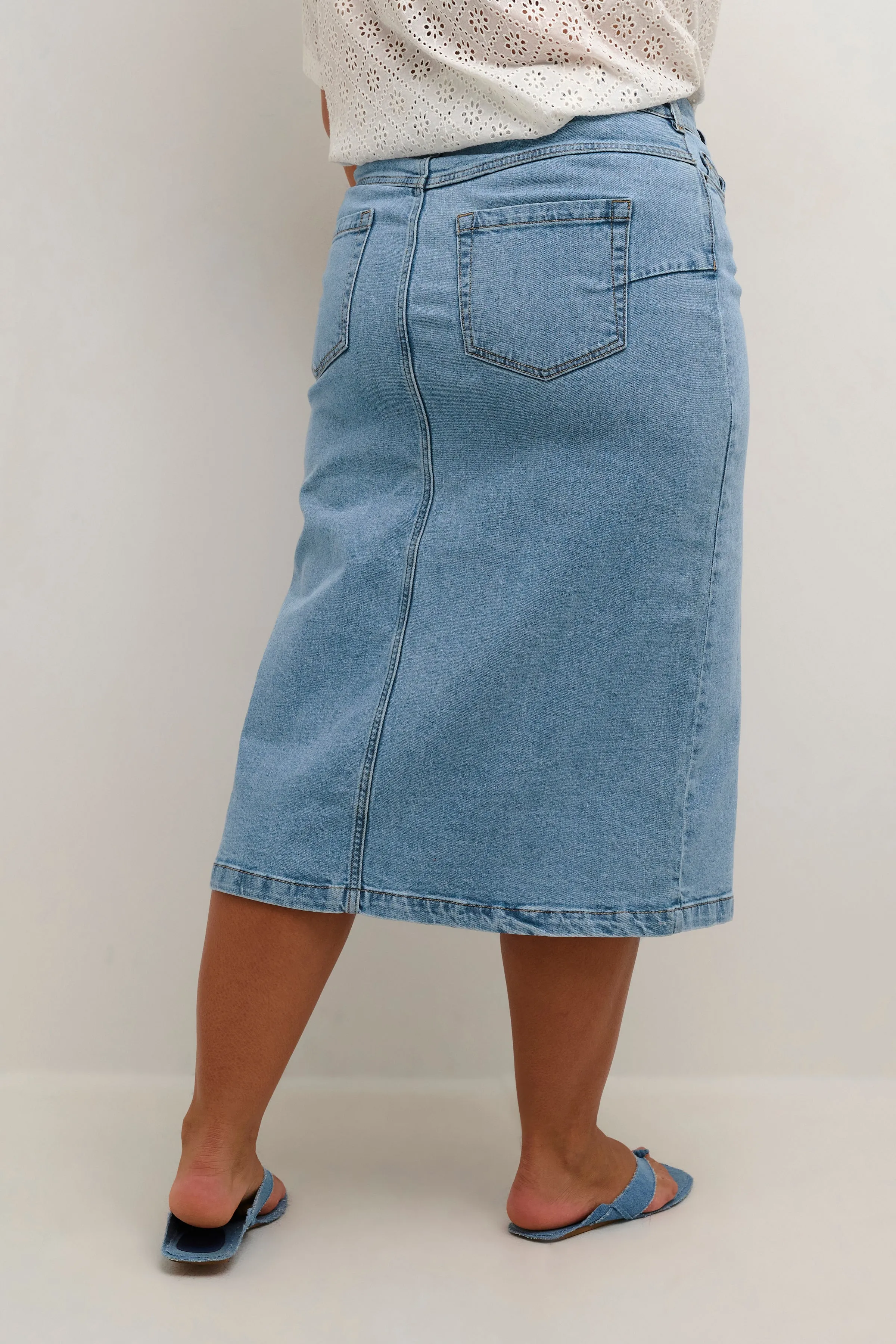 Kaffe Curve Beth Denim Skirt