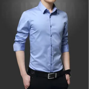 Men's plus size Slim fit shirts