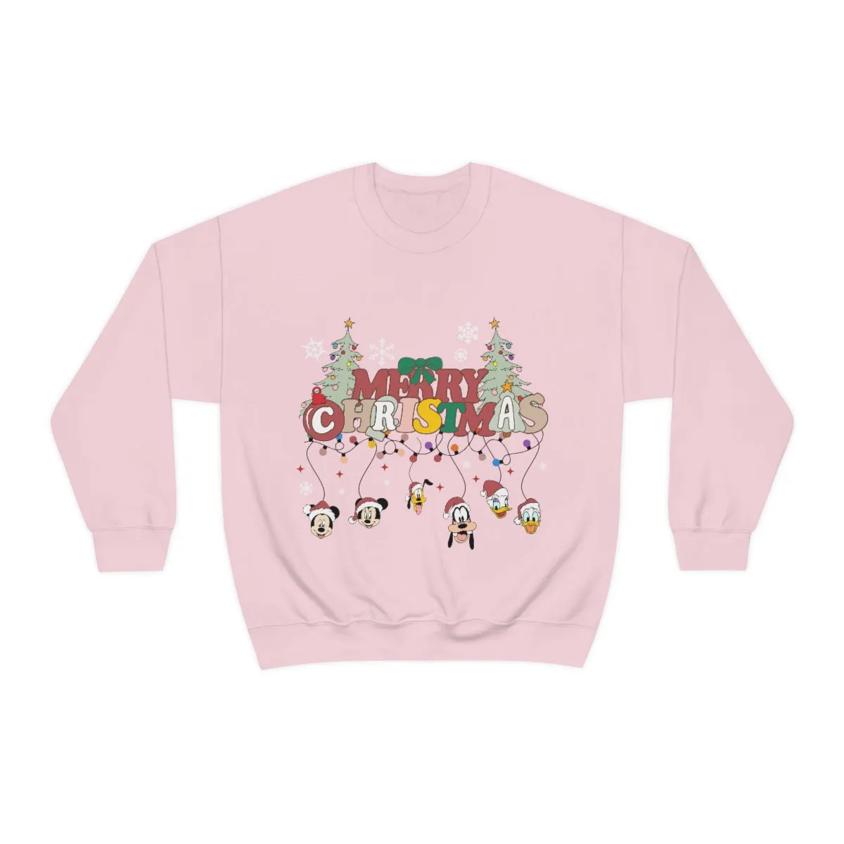 Mickey Merry Christmas Unisex Heavy Blend™ Crewneck Sweatshirt