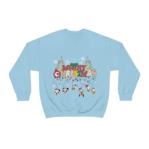 Mickey Merry Christmas Unisex Heavy Blend™ Crewneck Sweatshirt