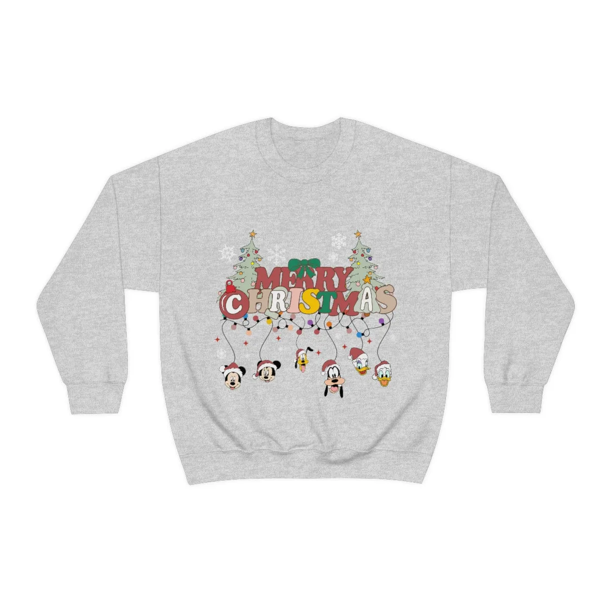 Mickey Merry Christmas Unisex Heavy Blend™ Crewneck Sweatshirt