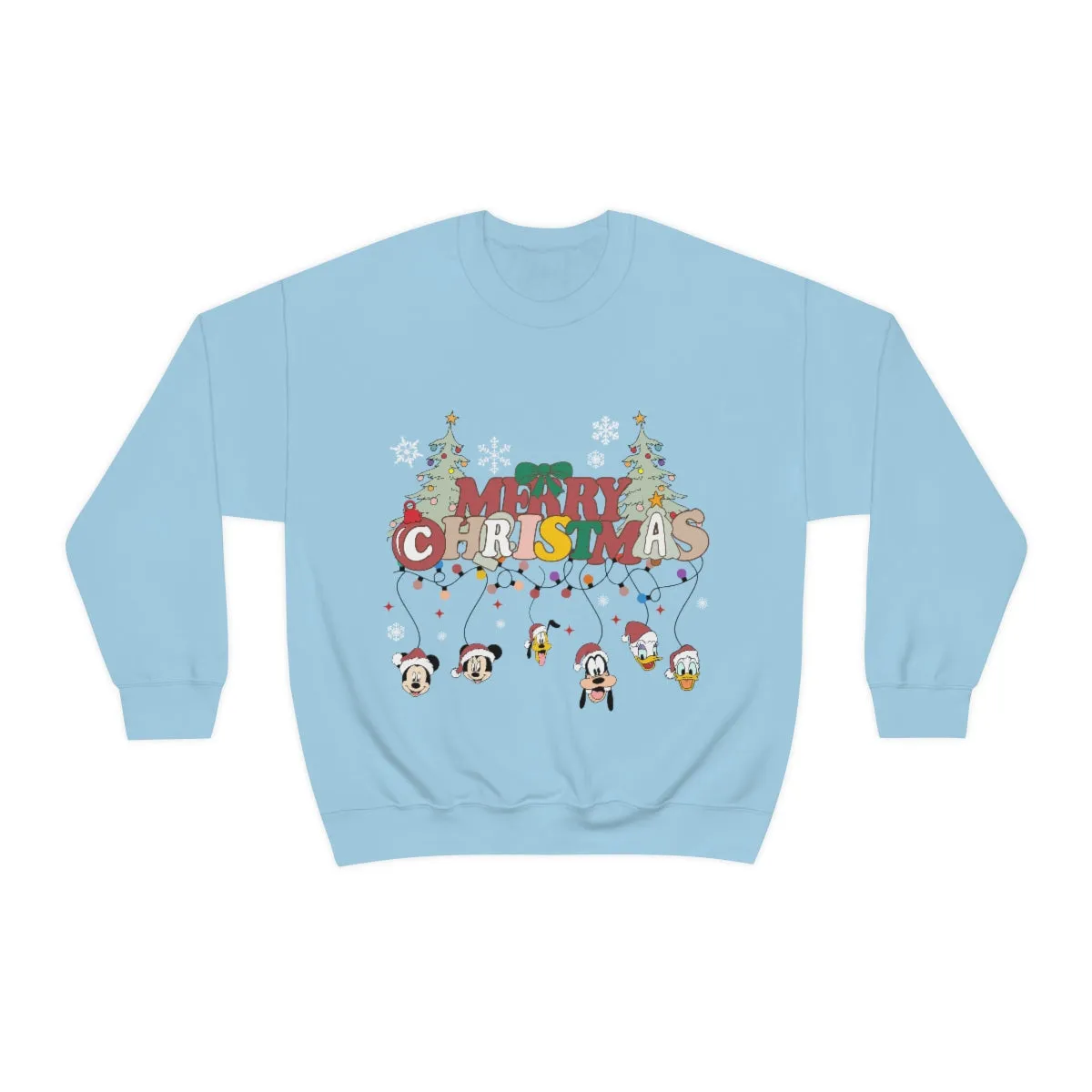 Mickey Merry Christmas Unisex Heavy Blend™ Crewneck Sweatshirt