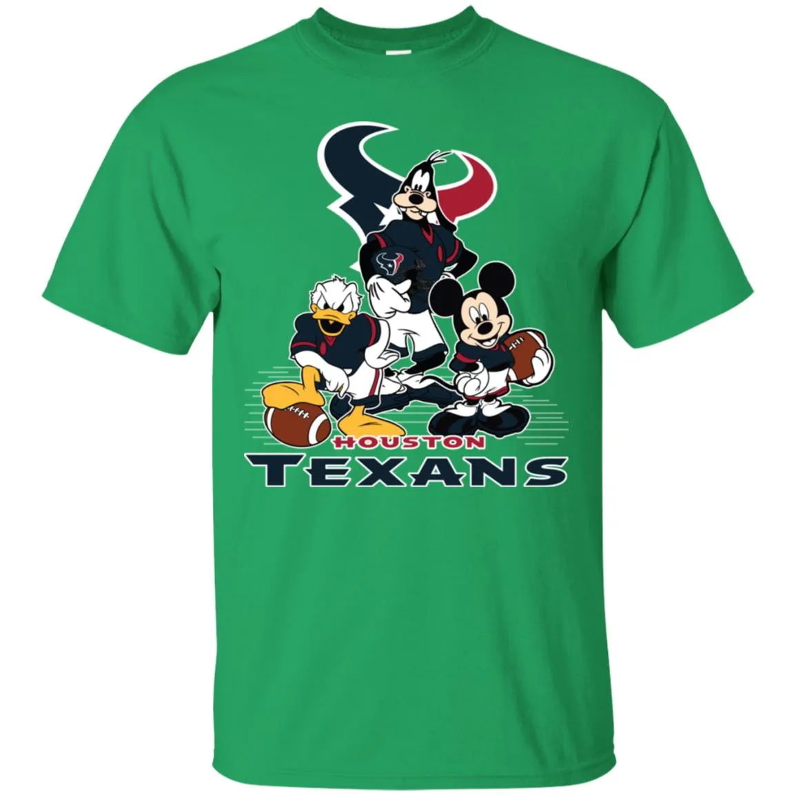 Mickey Mouse Houston Texans American Football Nfl Sports Shirt