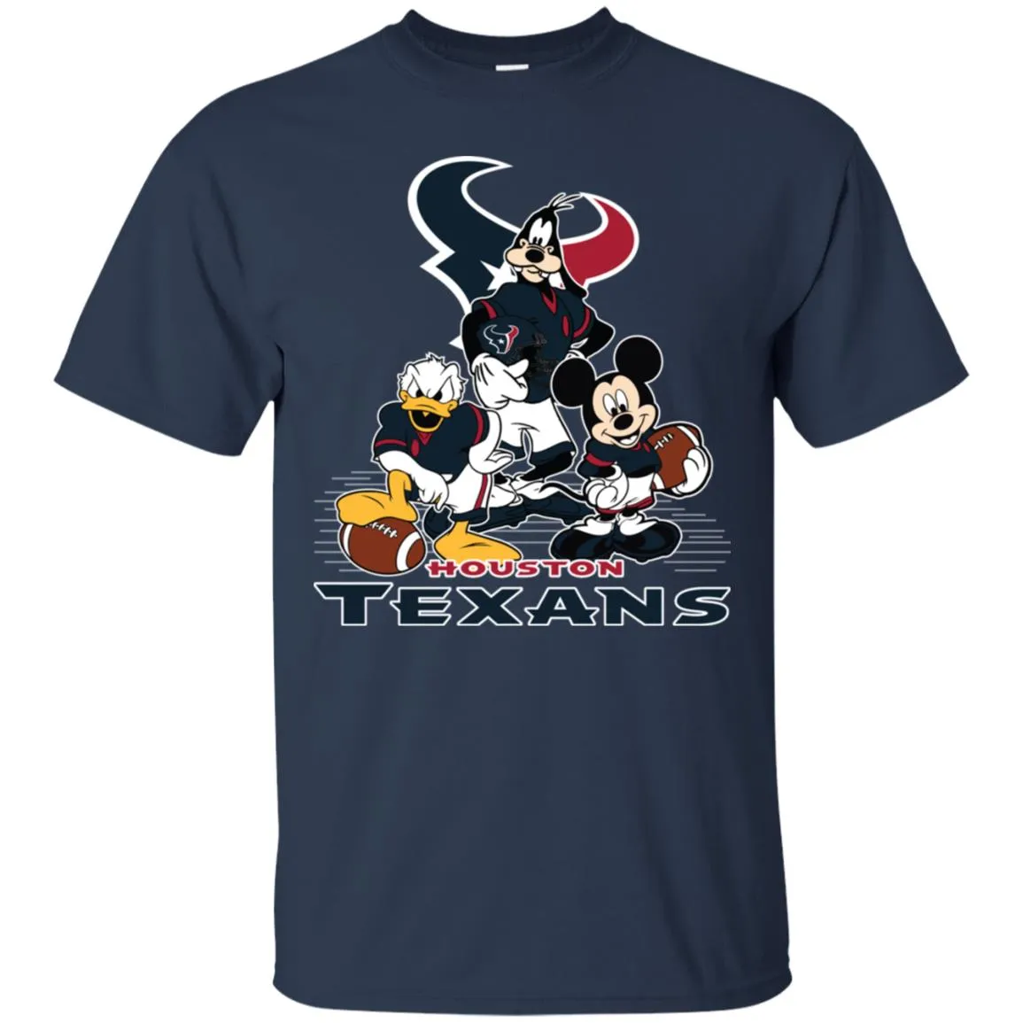 Mickey Mouse Houston Texans American Football Nfl Sports Shirt