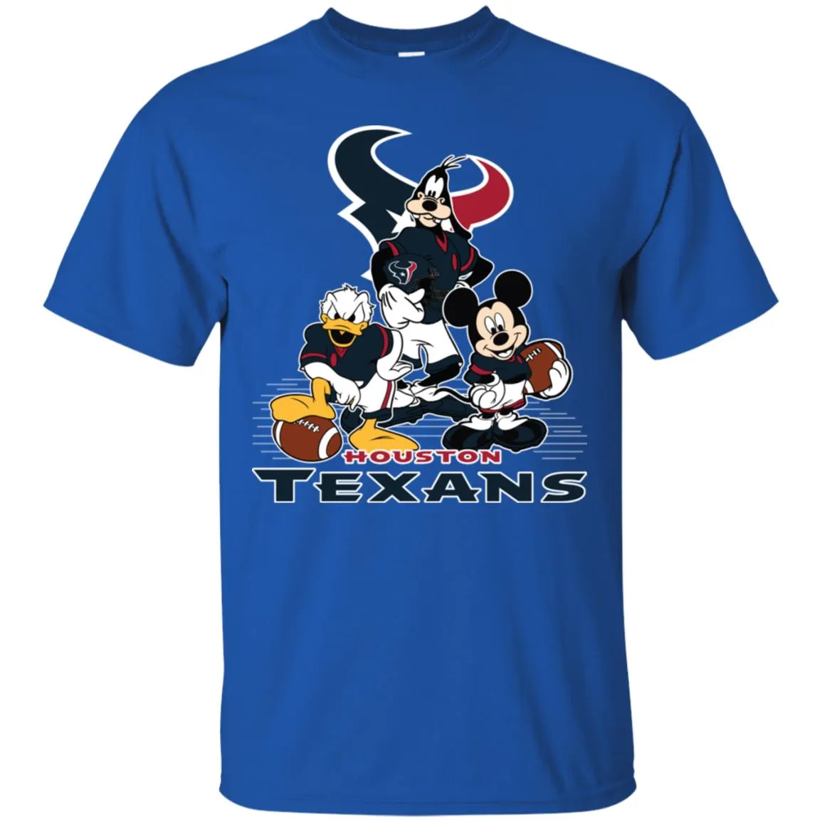 Mickey Mouse Houston Texans American Football Nfl Sports Shirt