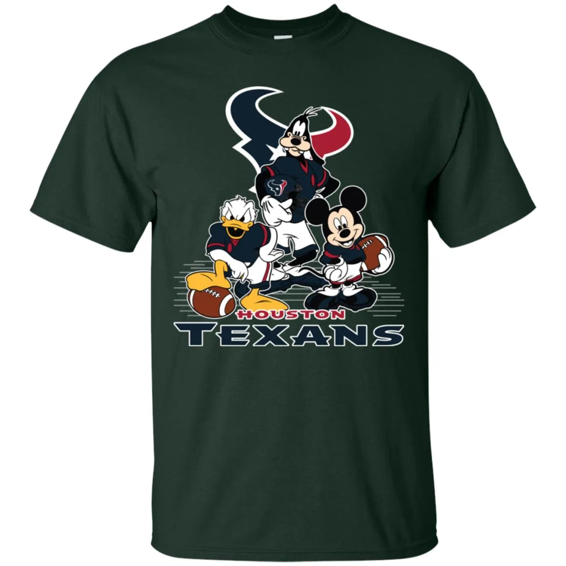 Mickey Mouse Houston Texans American Football Nfl Sports Shirt