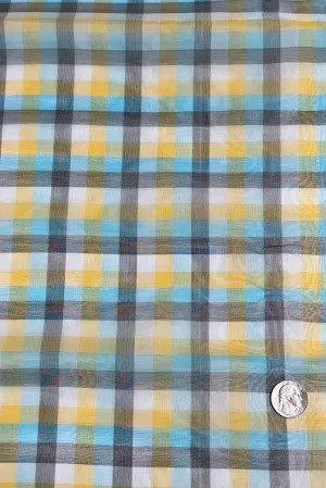 Multicolor Organza Plaids Fabric JM-5004/1074