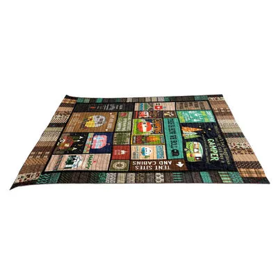 Outdoor camping blanket