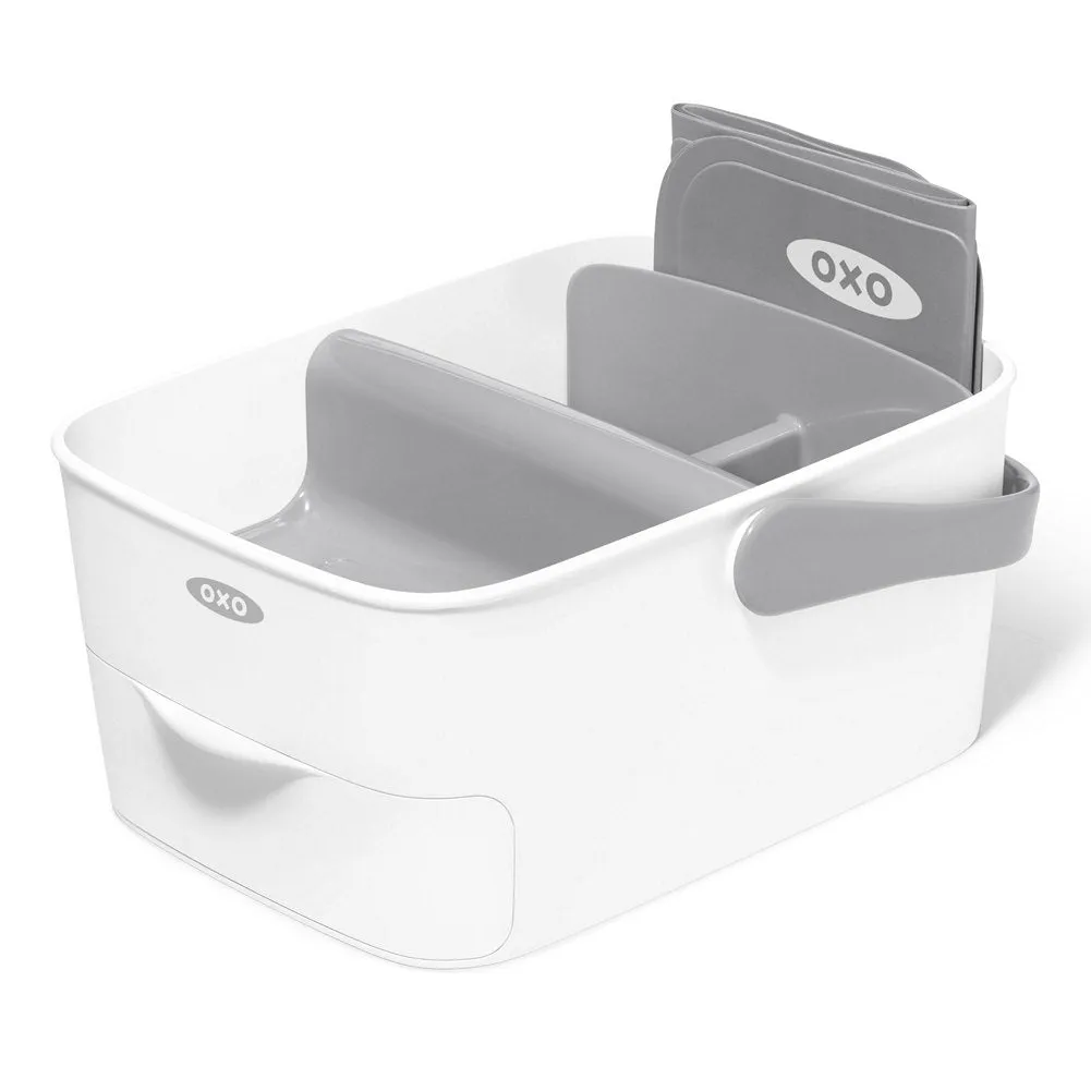 OXO Tot Diaper Caddy with Changing Mat - Grey