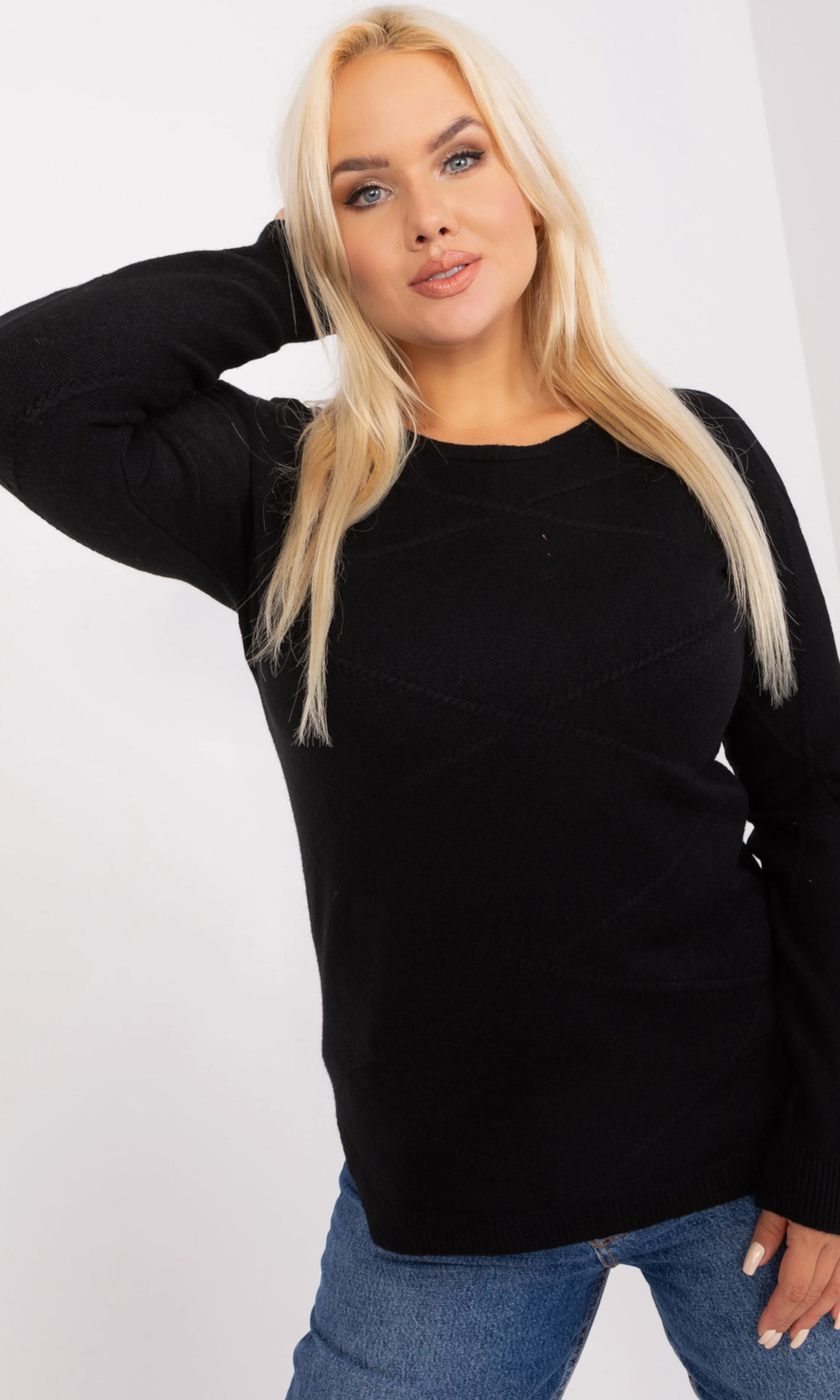 PLUSSIZE Trui zwart Jett