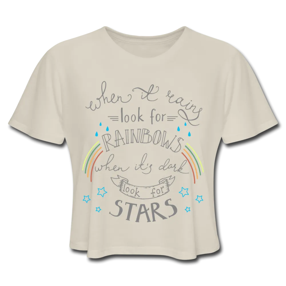 Rainbows And Stars Crop Top