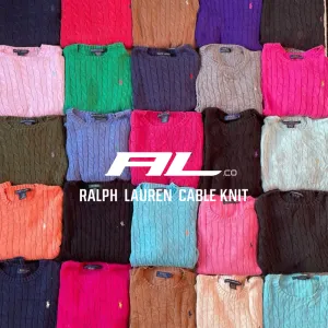 Ralph Lauren Cable Knit Sweater 30 pcs