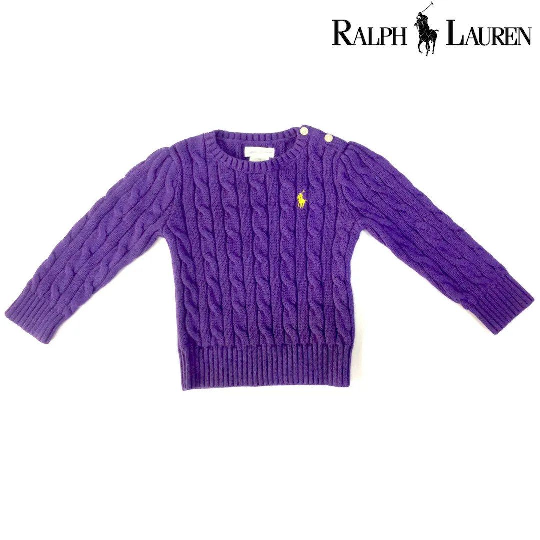 Ralph Lauren Childrenswear Cable-Knit Cotton Sweaters