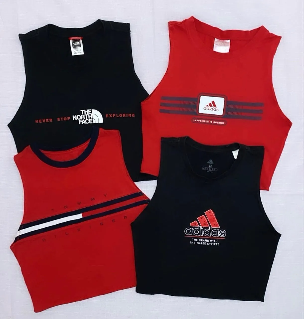 Reworked Branded Tank Crop Tops - 20 piece