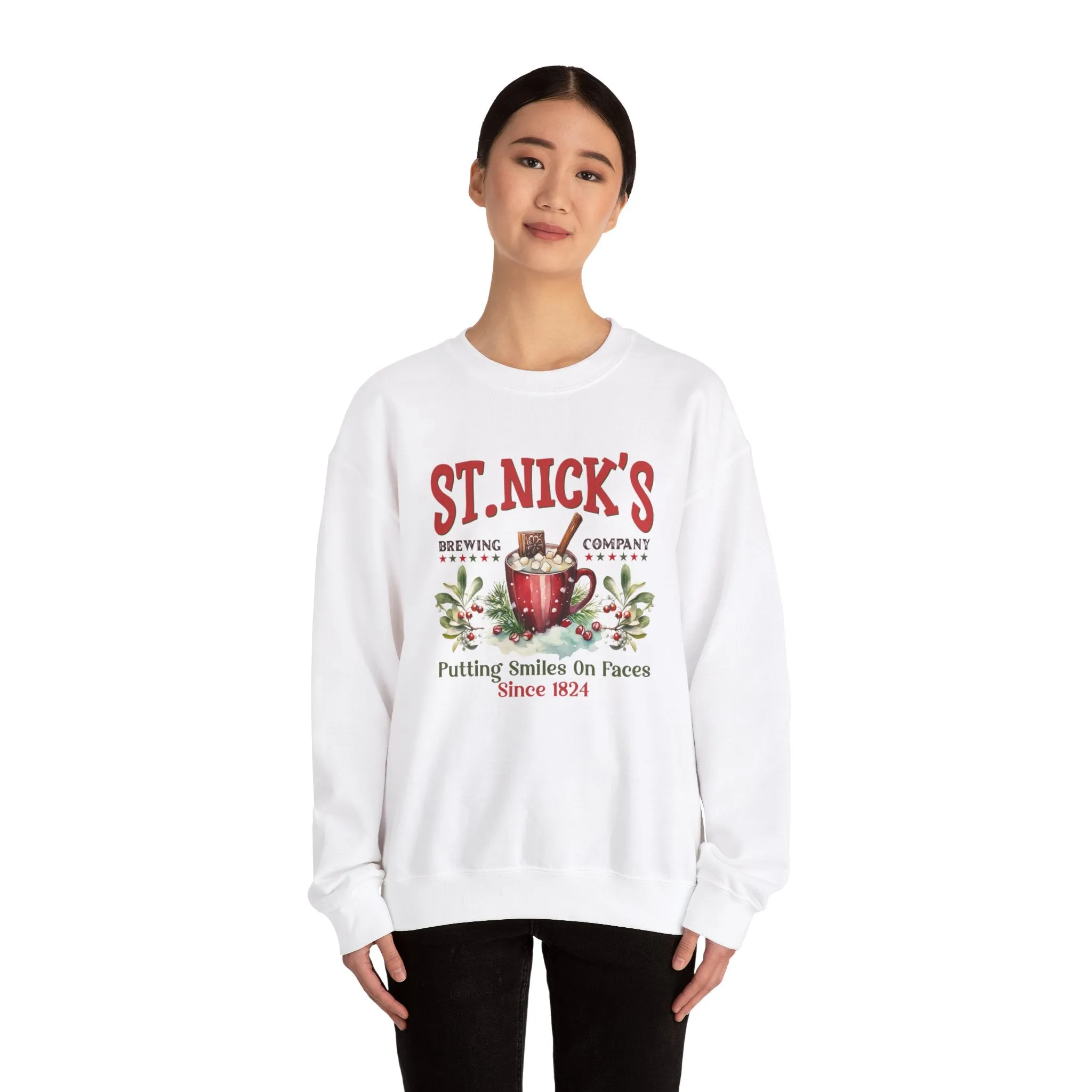 St Nick's Brewing company Unisex Heavy Blend™ Crewneck Sweatshirt