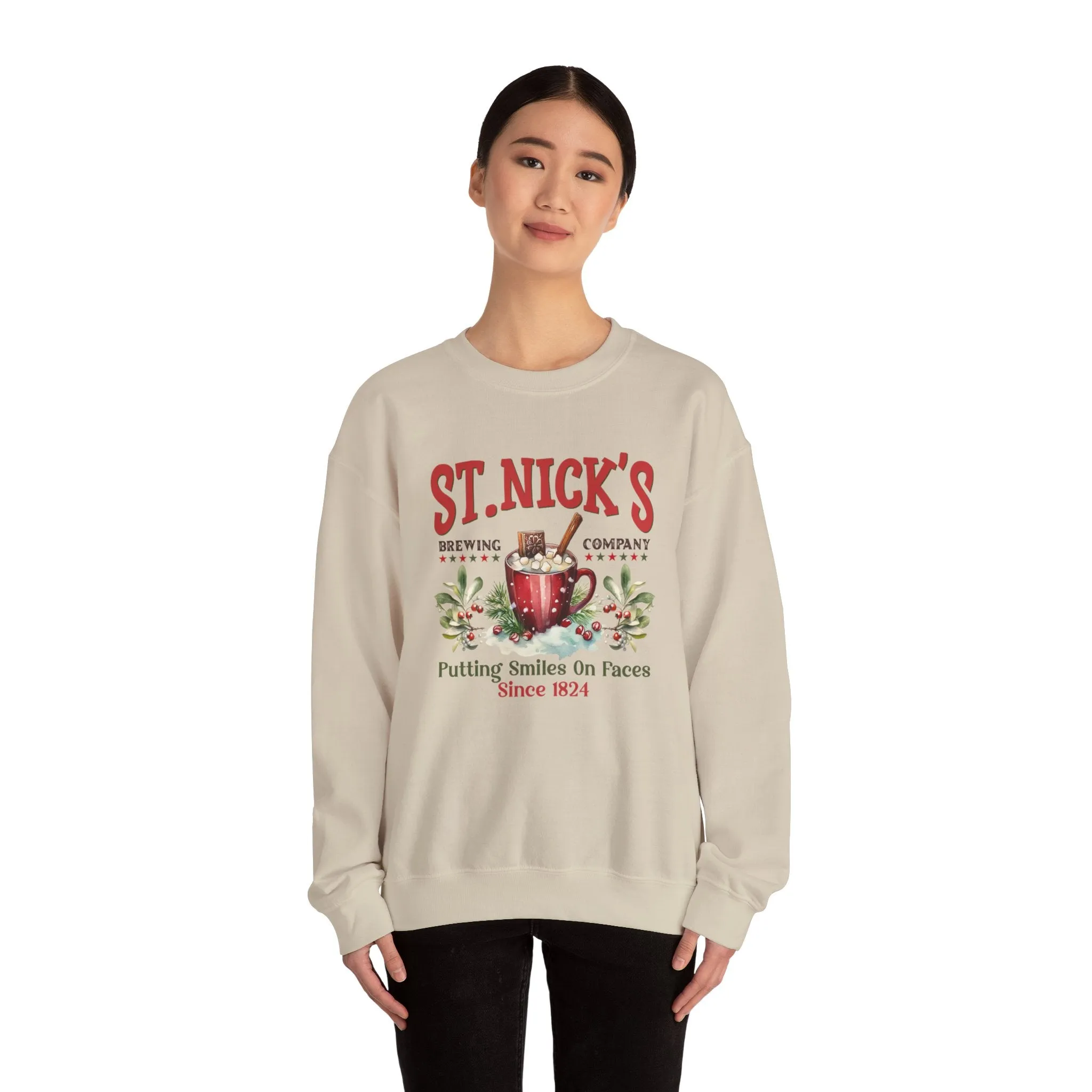 St Nick's Brewing company Unisex Heavy Blend™ Crewneck Sweatshirt