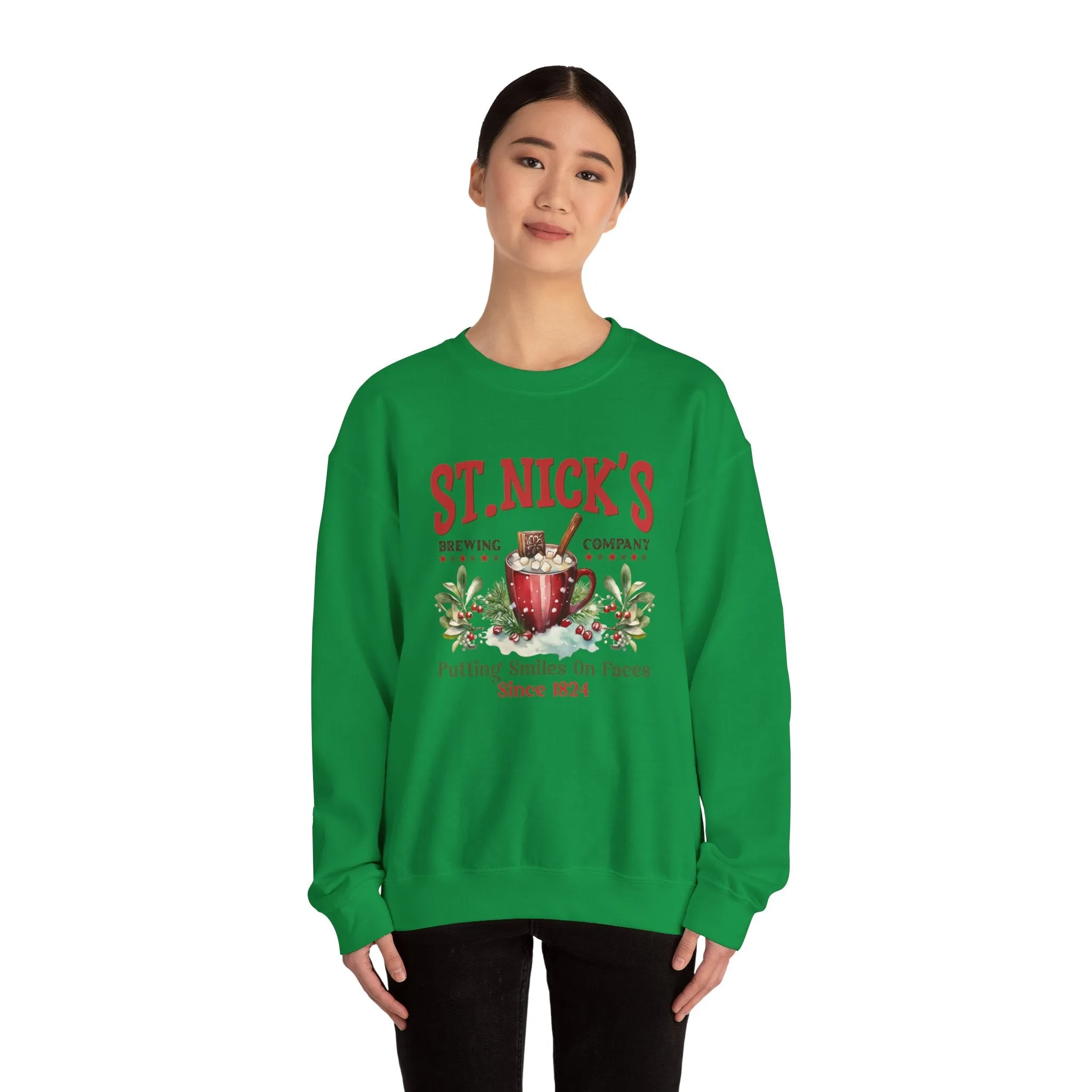 St Nick's Brewing company Unisex Heavy Blend™ Crewneck Sweatshirt