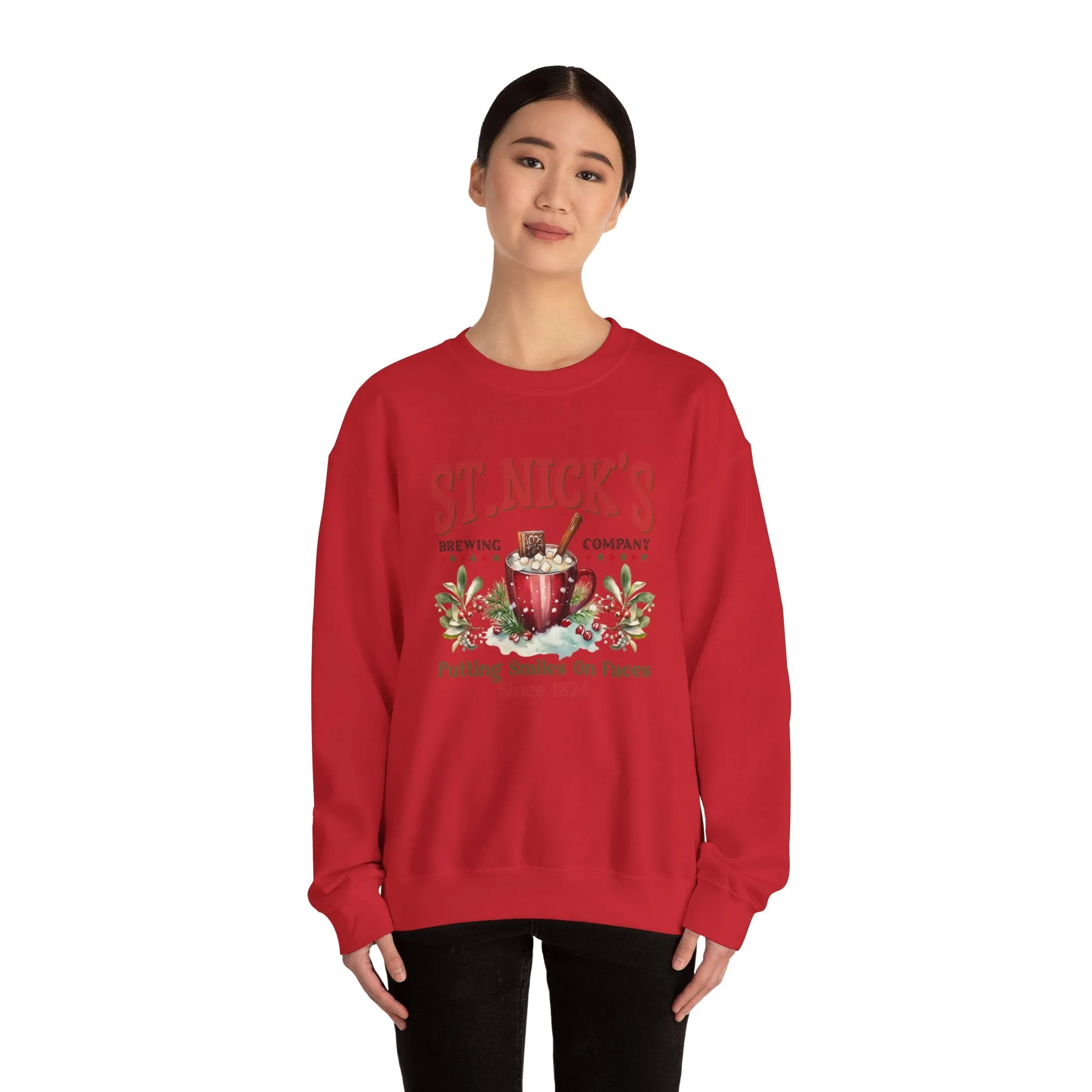 St Nick's Brewing company Unisex Heavy Blend™ Crewneck Sweatshirt