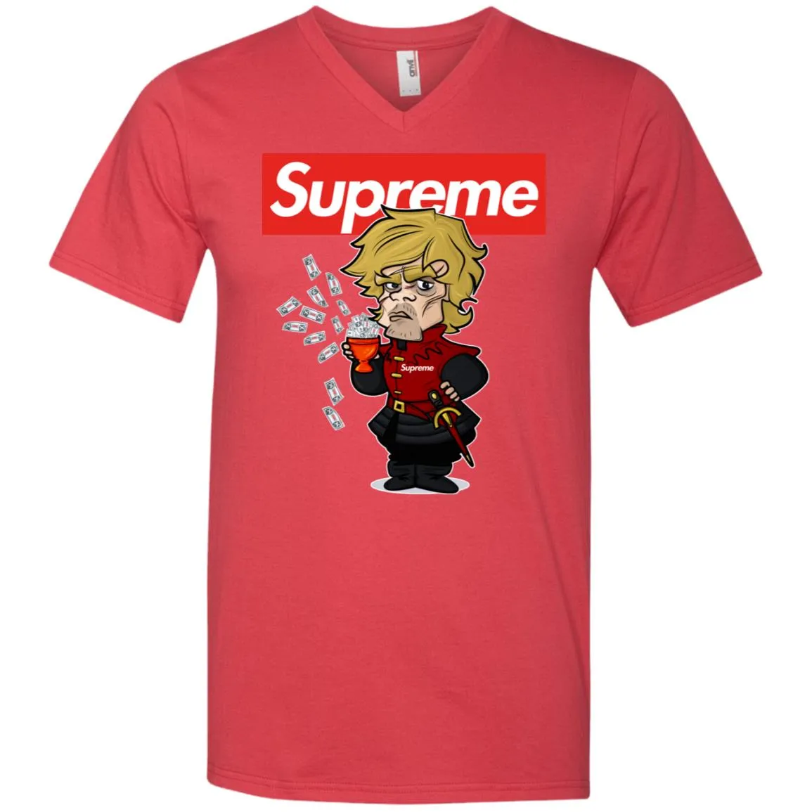 Supreme Tyrion Game Of Thrones T-shirt Men V-Neck T-Shirt