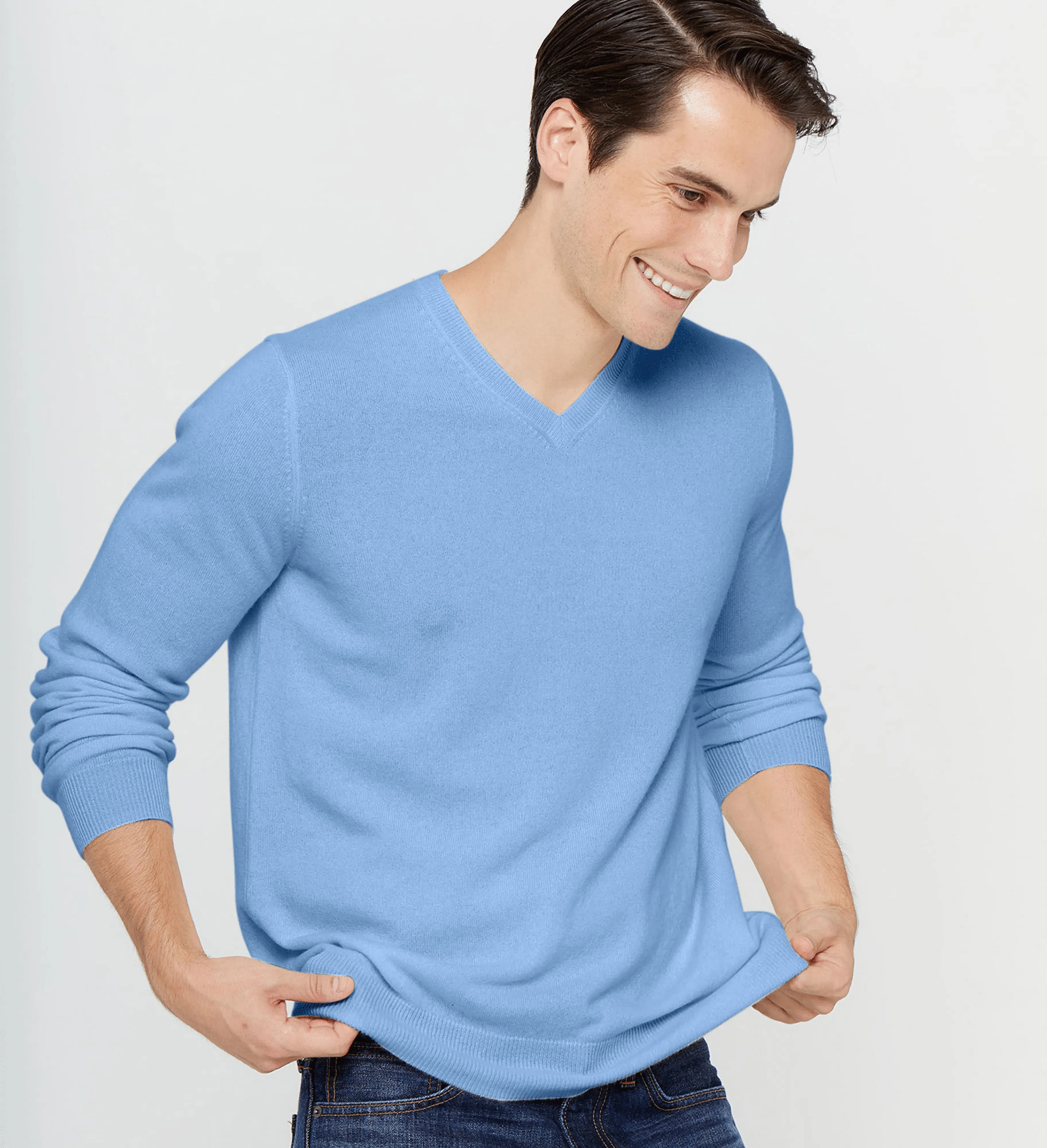 The Men's Basic V-Neck Cashmere Sweater