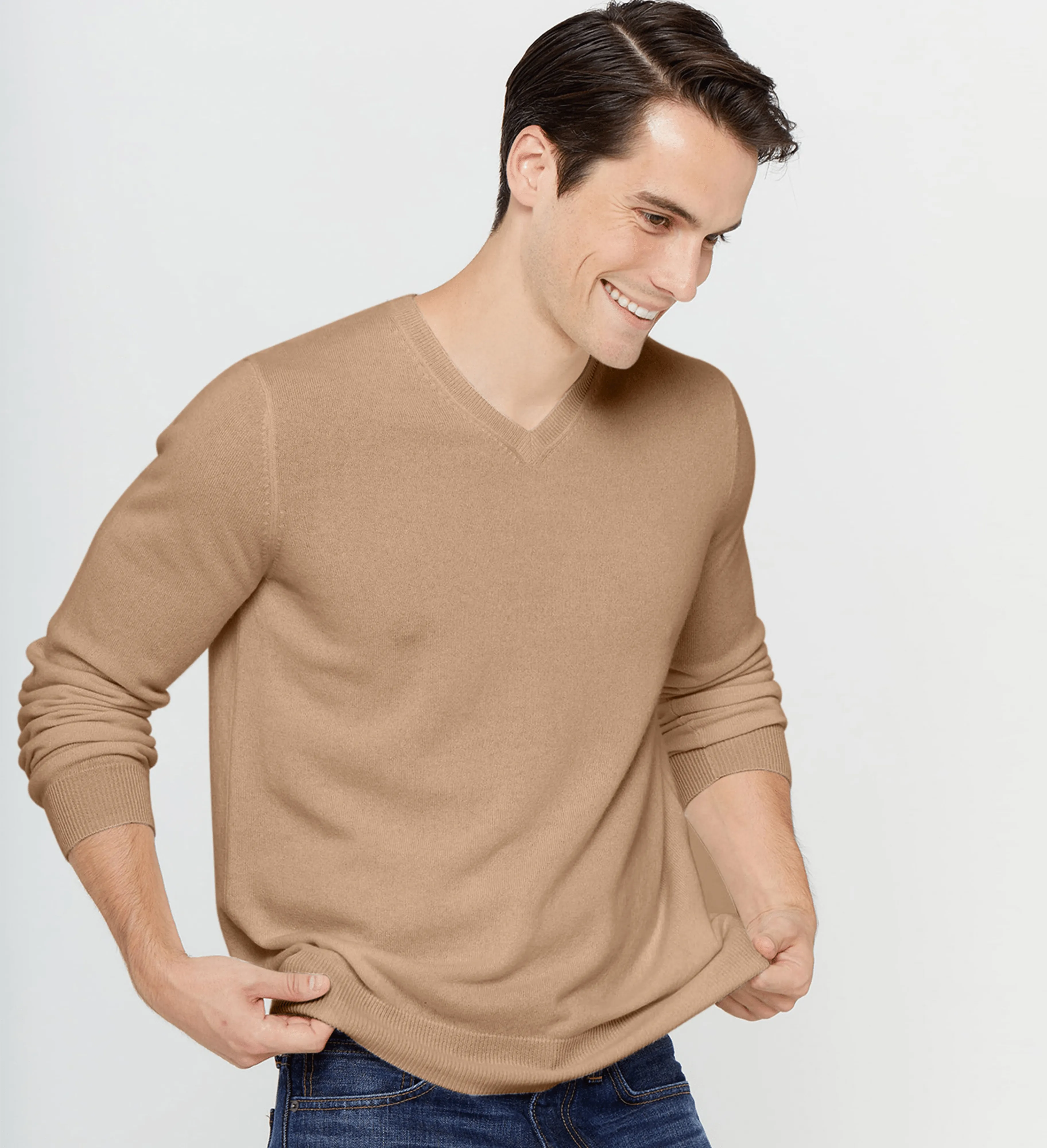 The Men's Basic V-Neck Cashmere Sweater