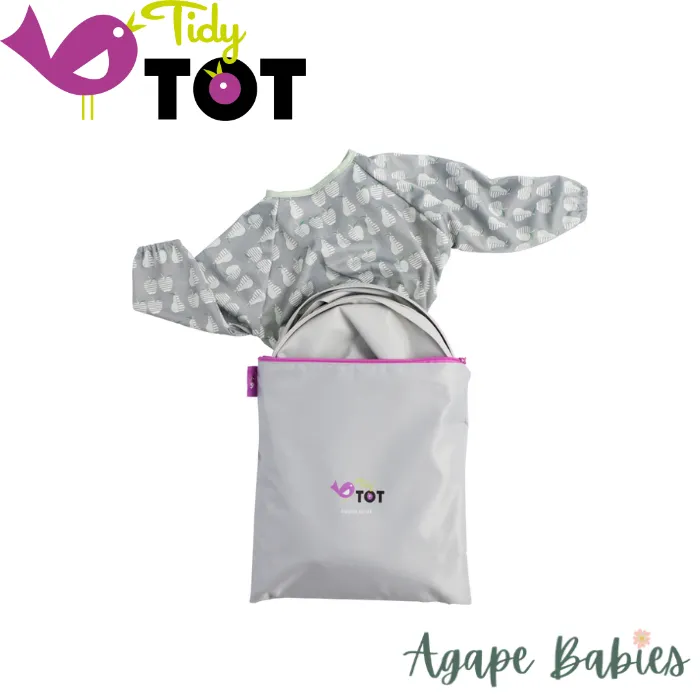 Tidy Tot Bib & Tray Kit - Dove Grey