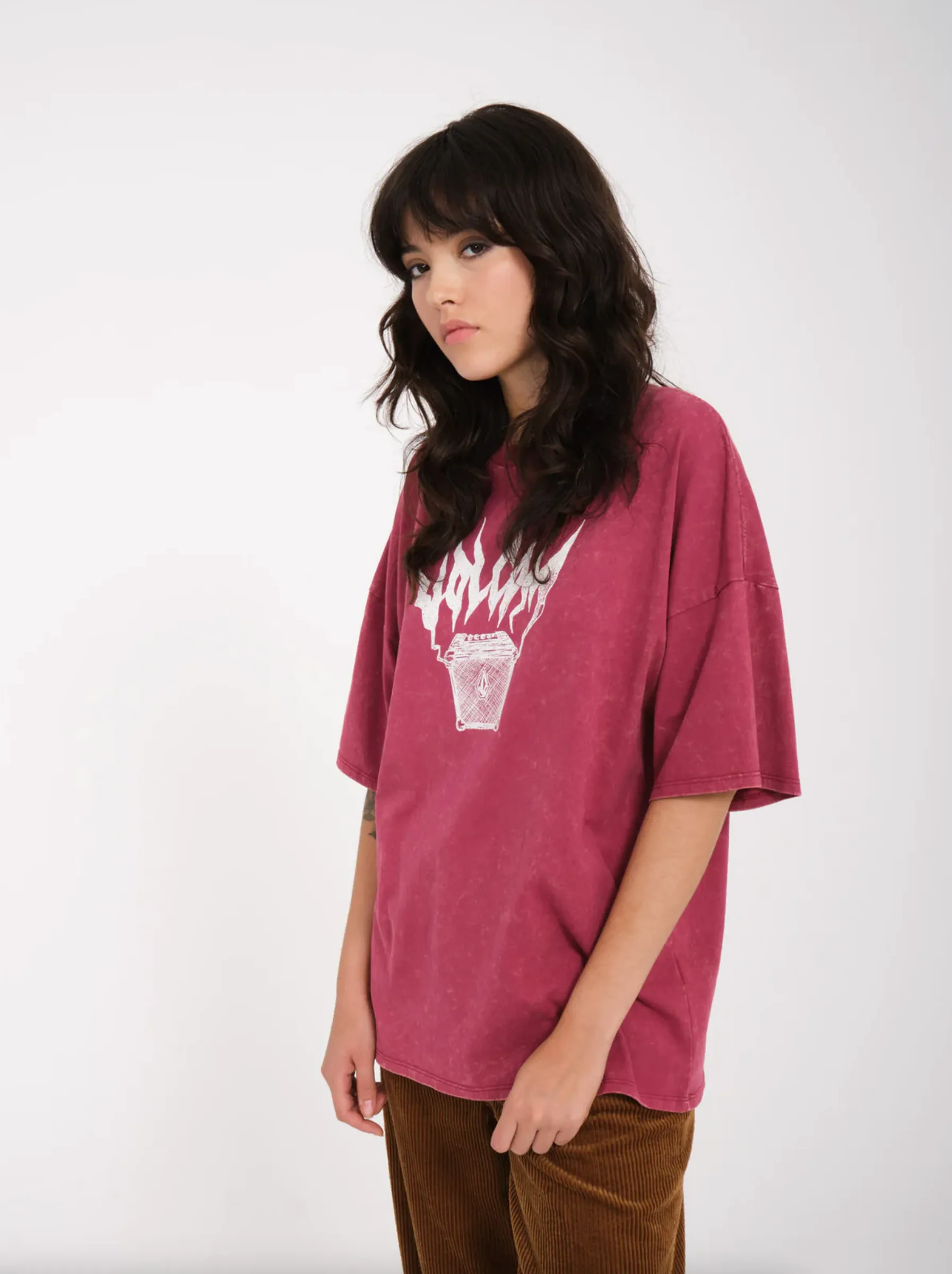 Womens Voltrip T-shirt Wine